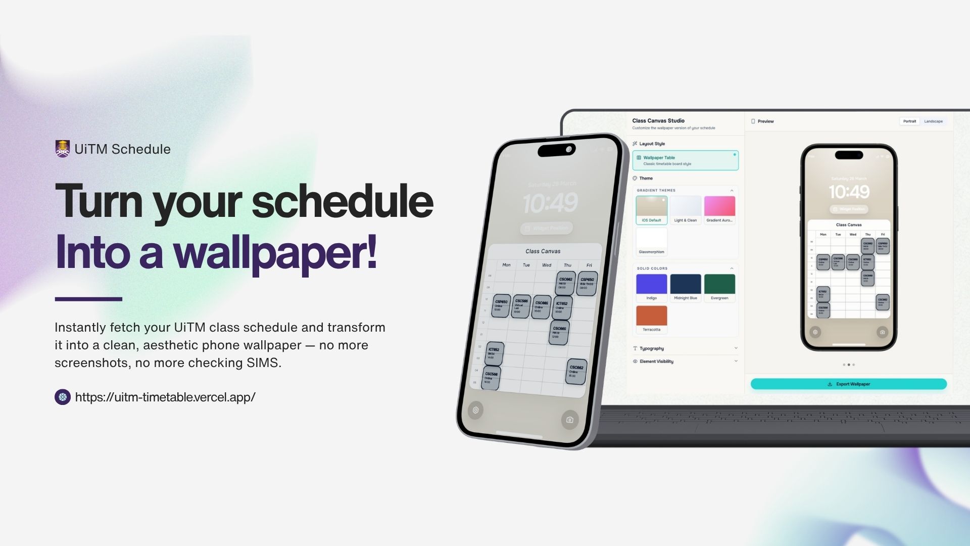 UiTM Schedule